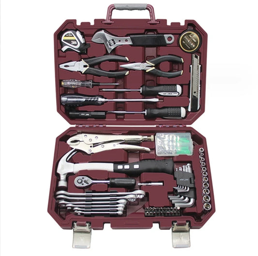 122 Pcs Hardware Hand Tool Sets Auto Repair Car Repair Tools Set Professional Vehicle Ratchet Wrench Socket Tool Set
